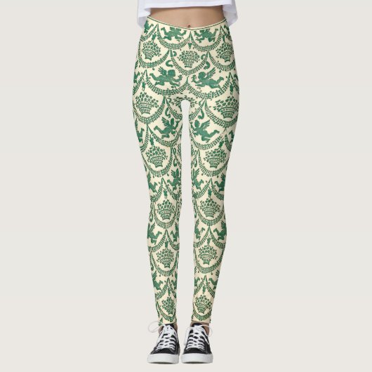 Handwerker Muster-1 Leggings (Vorderseite)