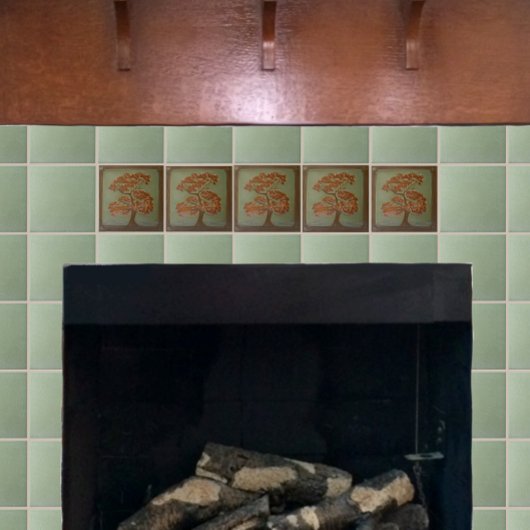 Handwerker Oak Tree Keramik Tile Fliese