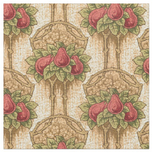 Handwerker oder Mission Style Red Peers Pattern Stoff