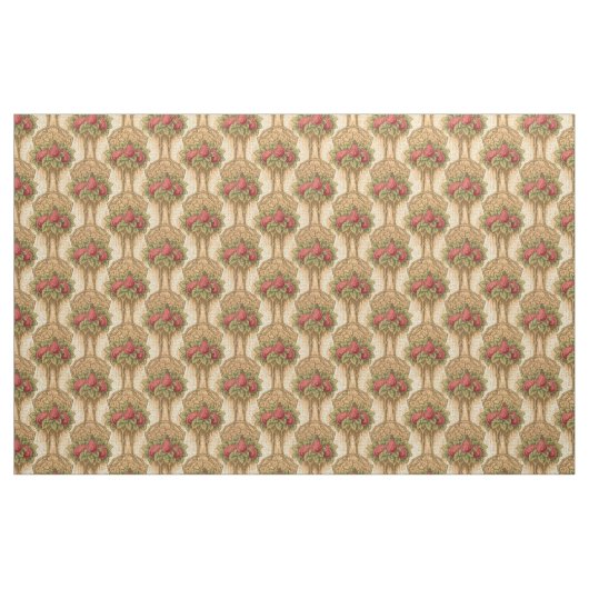 Handwerker oder Mission Style Red Peers Pattern Stoff (Fat Quarter (45,7 x 55,9 cm))
