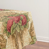 Handwerker oder Mission Style Red Peers Pattern Tischdecke (Beispiel)
