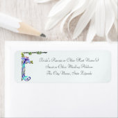 Handwerker Peacocks (Rücksendeadressen-Aufkleber) (Insitu)