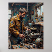 Handwerker Poster (Vorne)