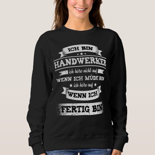 Handwerker Pride Motif Painter Handwerker Sweatshirt (Vorderseite)
