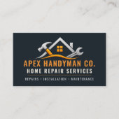 Handwerker-QR-Code Professionelle Dienstleistungen Visitenkarte (Vorderseite)