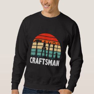 Handwerker Retro Graphic Electrician Worker to Sweatshirt