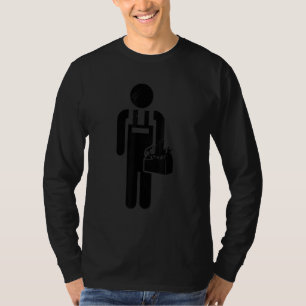 Handwerker Retro Graphic Electrician Worker to T-Shirt
