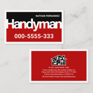 Handwerker-Schildrahmen-Builder  Visitenkarte
