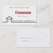 Handwerker Visitenkarte (Vorne/Hinten)