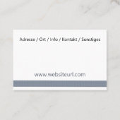 Handwerker Visitenkarte (Rückseite)