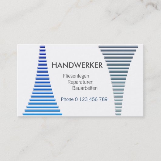 handwerker visitenkarte (Vorderseite)