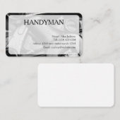 HANDWERKER Visitenkarte editierbar (Vorne/Hinten)