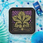 Handwerker, Weinleder Pappteller (Party)