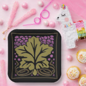 Handwerker, Weinleder Pappteller (Party)