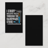 Handwerker Werkstatt Pater Hardware Store Lover Visitenkarte (Vorne/Hinten)