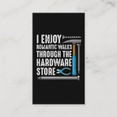 Handwerker Werkstatt Pater Hardware Store Lover Visitenkarte (Vorderseite)