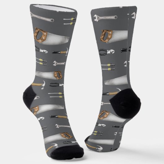 Handwerker Werkzeuge Socken (Gewinkelt)