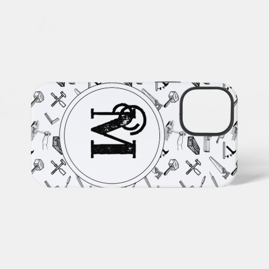 Handwerkerberuf iPhone Hülle (Rückseite (Horizontal))