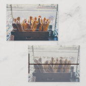 Handwerkerbrotbäcker-Hipster-Geschäftskarte Visitenkarte (Vorne/Hinten)