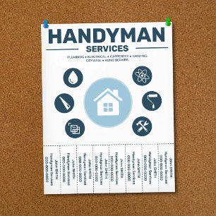 Handwerkerdienste Abriss-Register Flyer