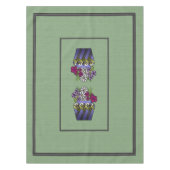 Handwerkerin Lily Vase 52" x 70" Tischdecke (Vorderseite)