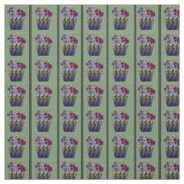 Handwerkerin Lily Vase 58" Baumwollbehälter Stoff