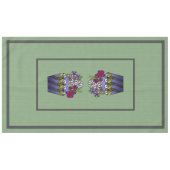 Handwerkerin Lily Vase 60" x 104" Tablecloth Tischdecke (Vorderseite (Horizontal))