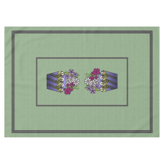 Handwerkerin Lily Vase 60" x 84" Tischdecke (Vorderseite (Horizontal))