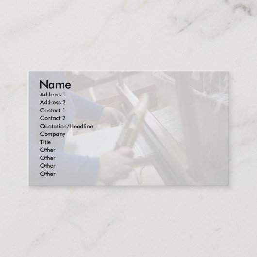 Handwerkerinspinnen von den Azoren Visitenkarte (Vorderseite)