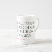 Handwerkers Kinder Porzellantasse (Vorderseite Rechts)