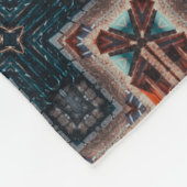 Handwerkerstil Fleecedecke (Ecke)