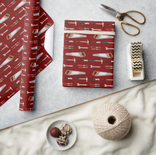 Handwerkerwerkzeuge geschenkpapier