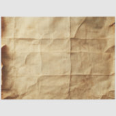 Handwerklich gealtertes zerknittertes Papier (Vorderseite)