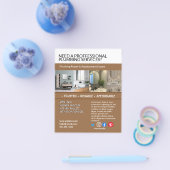 Handwerkliche Badezimmer Küche Flyer (Einzeln)