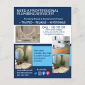 Handwerkliche Badezimmer Küche Flyer (Vorne)