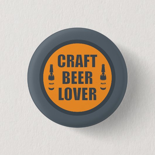 Handwerks-Bier-Liebhaber 2 Button (Vorderseite)
