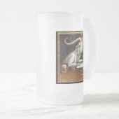 Handwerks-Bier-Ziegen-Tasse: Zymologie Mattglas Bierglas (VorderseiteRechts)