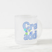 Handwerks-Süchtig-Perlen-Entwurfs-Geschenk Mattglastasse (VorderseiteRechts)