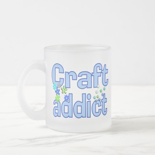 Handwerks-Süchtig-Perlen-Entwurfs-Geschenk Mattglastasse (Links)