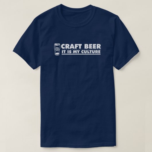 Handwerksbier Es ist meine Kultur T-Shirt (Design vorne)