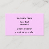 Handwerksgeschäft Visitenkarte (Rückseite)