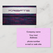 Handwerksgeschäft Visitenkarte (Vorne/Hinten)