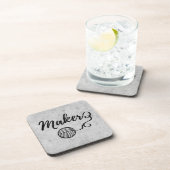 Handwerksgewerbe und Garntypografie Untersetzer (Rechte Seite)