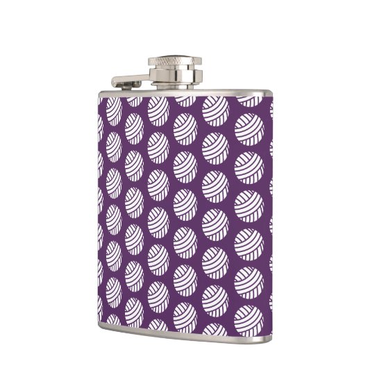 Handwerkskunst aus Garnballen {Dark} Flachmann (Links)