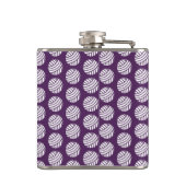 Handwerkskunst aus Garnballen {Dark} Flachmann (Rückseite)