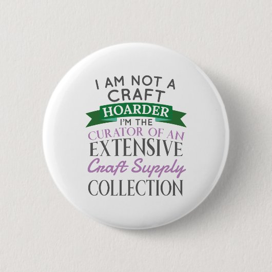 Handwerkskünstler, keine Bordkuratorkollektion Button (Vorderseite)