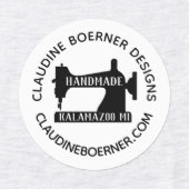 Handwerkskünstler nähen Eisen auf Etiketten (Design 2)