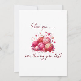 Handwerksliebhaber, die das Valentinische Knittern Einladung