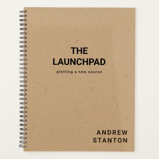 Handwerkspapier Modernes Abschluss Geschenk für Ju Planer (Vorderseite)