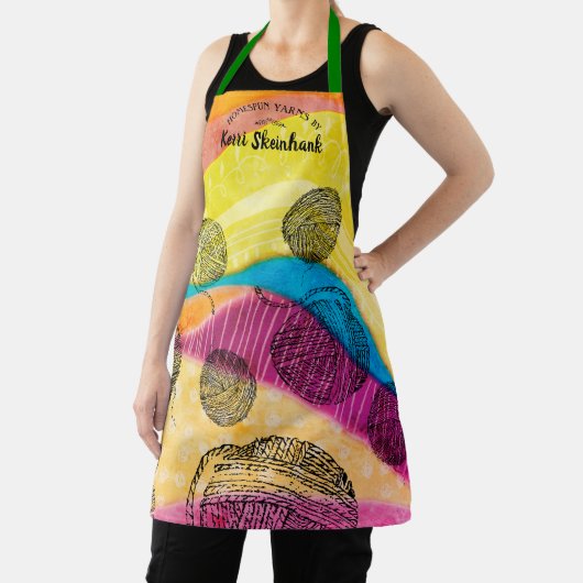 Handwerksshow von Doodle Strickfaser Schürze (InSitu)